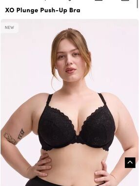 Torrid XO Plunge Push-Up Bra plus size 44DDD